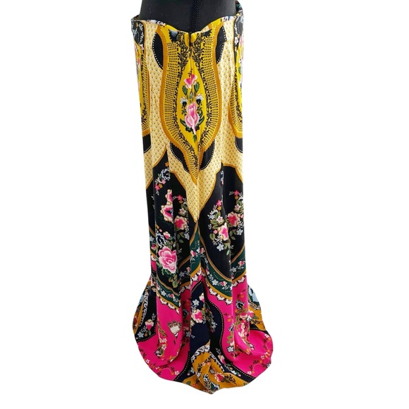 Farm Rio Multicolor Floral Long Skirt Size Large - Picture 3 of 11